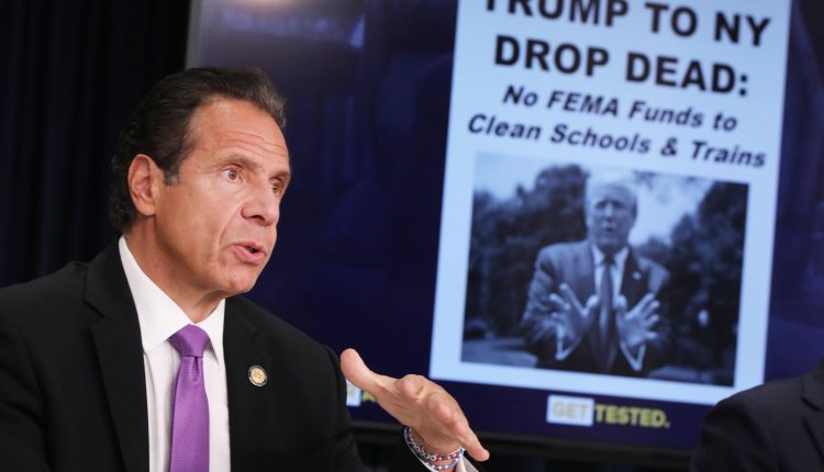 New York Governor Andrew Cuomo briefs the public on the introduction of Covid vaccines

