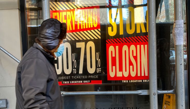 Covid is expected to close 10,000 stores in 2021

