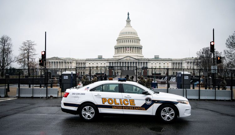 Man arrested with gun in front of the Capitol, boss calls for permanent fence after Trump fan uprising

