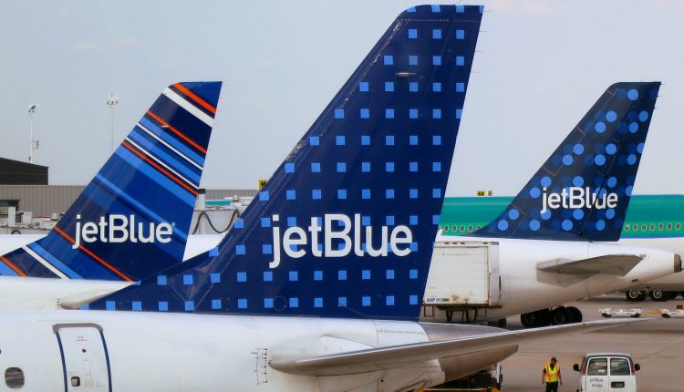JetBlue waives ticket exchange fees but prohibits access to overhead bins for the cheapest fares

