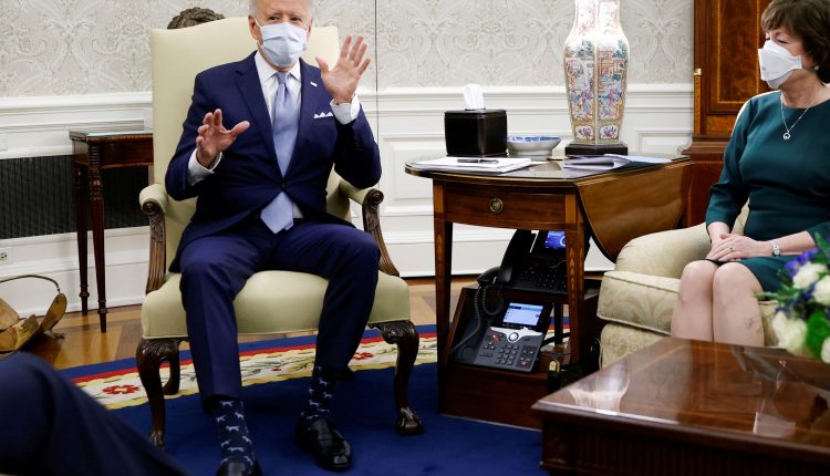 Democrats submit budget resolution, Biden meets Republicans

