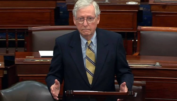 McConnell votes for the acquittal, but says "no question" Trump, who is responsible for the uprising

