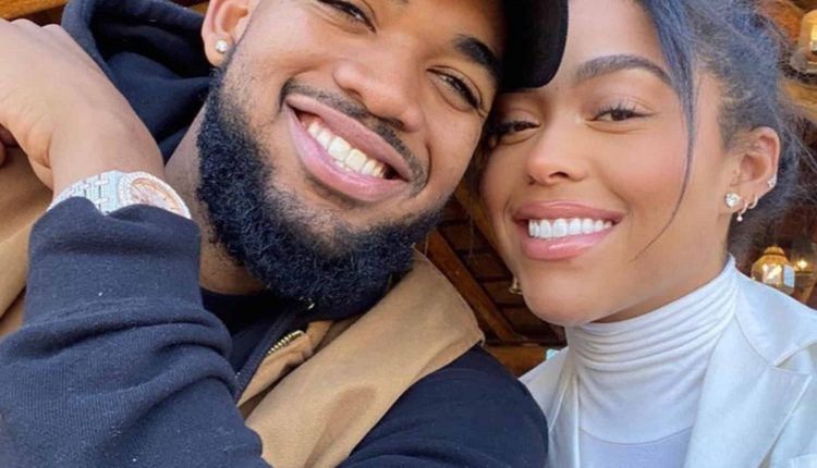 Karl-Anthony Towns showered Jordyn Woods with presents for her late father's birthday

