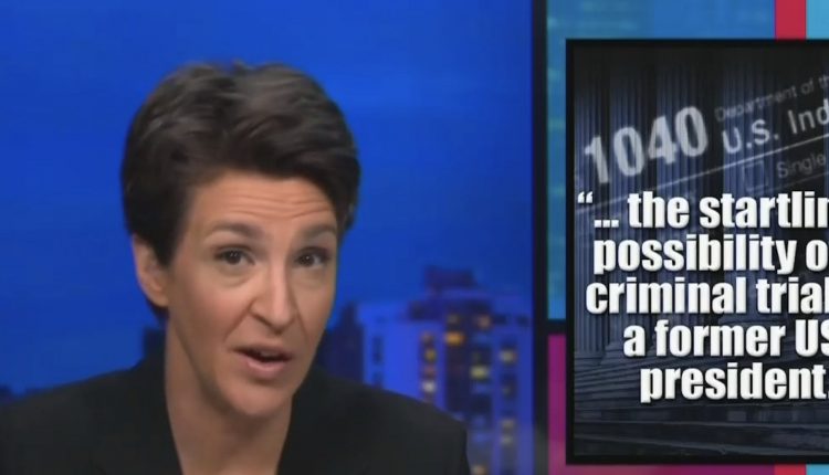 Rachel Maddow urges Trump to prepare for criminal proceedings following the Supreme Court tax return ruling

