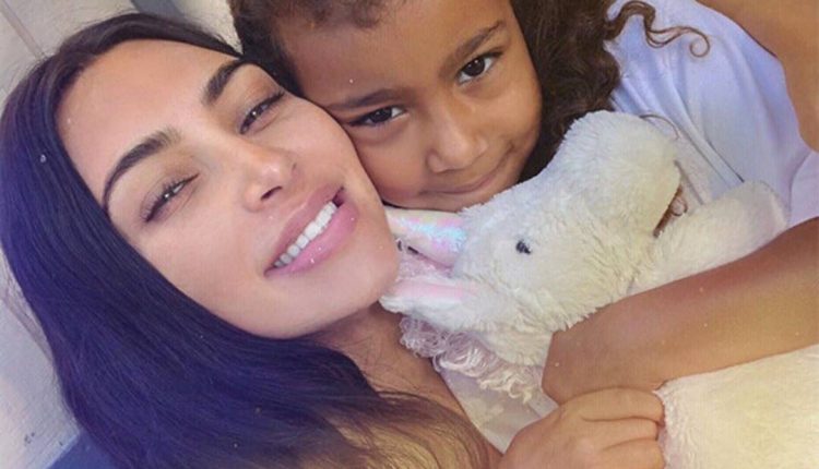 North West writes a sweet message to mom Kim Kardashian


