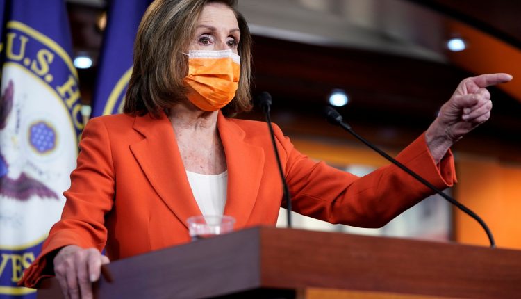Pelosi calls children who arrive at the US-Mexico border a "humanitarian crisis".


