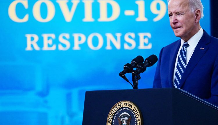 Biden says states should reintroduce mask mandates and wait to reopen business if Covid cases surfaced

