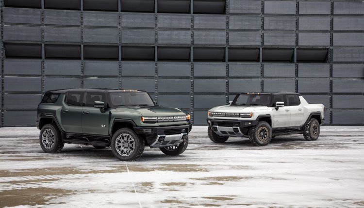 GM unveils an electric Hummer SUV topping $ 110,000

