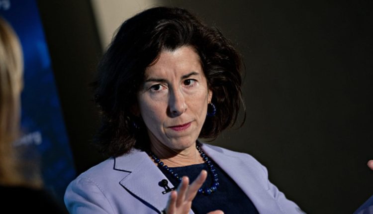 Sources say trade officials are traveling to China ahead of a possible Raimondo trip

