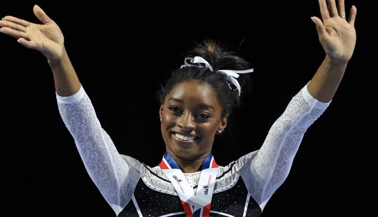 Simone Biles DOMINATES As She Makes Gymnastics Return