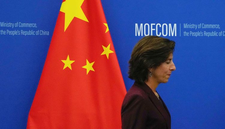 U.S. Commerce Secretary Gina Raimondo says she "didn't pull any punches" during recent visit to China