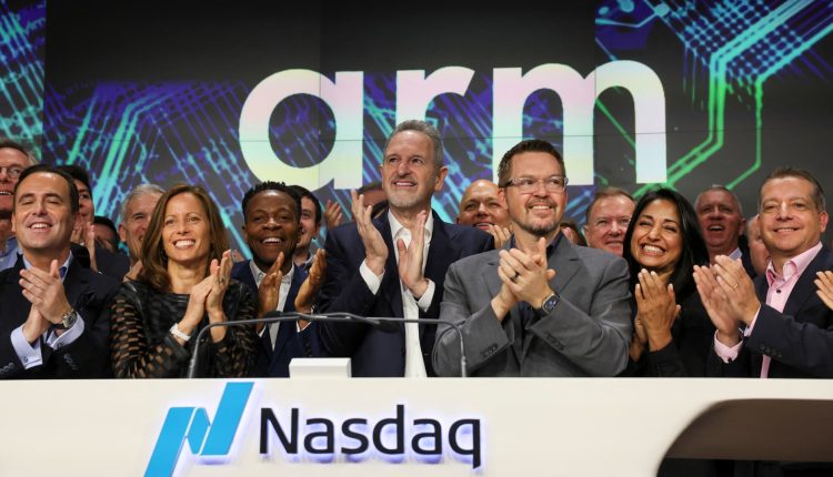 (ARM) starts trading on the Nasdaq in win for SoftBank
