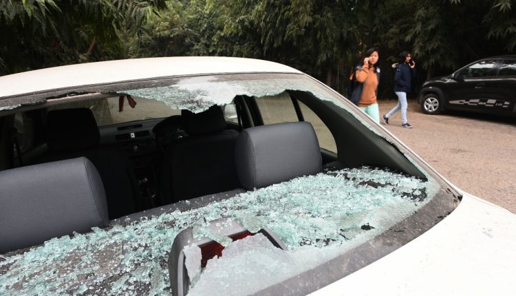 Philadelphia Kids 'Traumatized' After Motorcyclist Breaks Car Glass