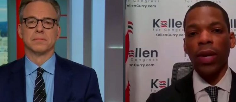 Jake Tapper interviews Kellen Curry on CNN.