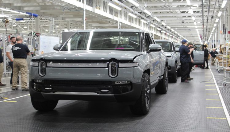 Rivian Q4 EV deliveries fall, stock slips