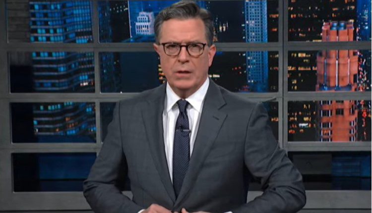 Stephen Colbert talks about Trump on The Late Show.