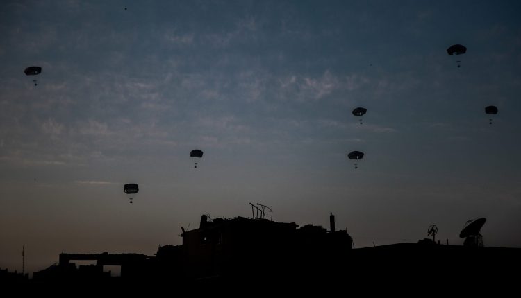 U.S. Makes First Airdrop Of Aid Into Gaza