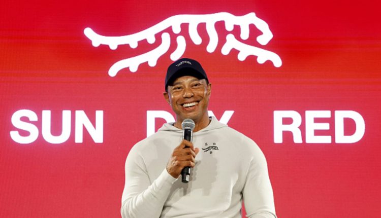 There is a trademark dispute over Tiger Woods' new logo

