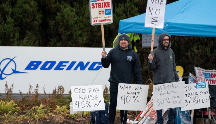 Boeing union backs relaxed contract offer that could end strike, sets vote for Monday

