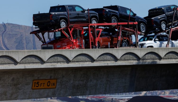 The car manufacturer of Detroit car manufacturers falls according to Trump's tariff announcement

