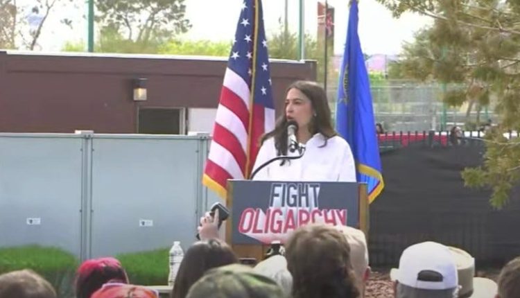 AOC tears the mask of the oligarchs in MUST VEGAS speech

