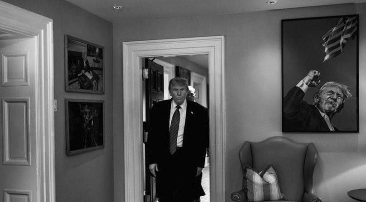 Trump looks like a stunned body than the Middle East burns

