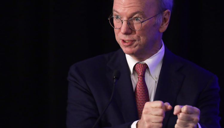 Google's ex-CEO Eric Schmidt ran for a federal commission on biotechnology that would allow members to keep investments

