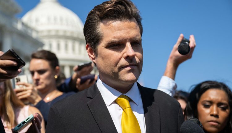Trump AG pick Matt Gaetz says he is retiring

